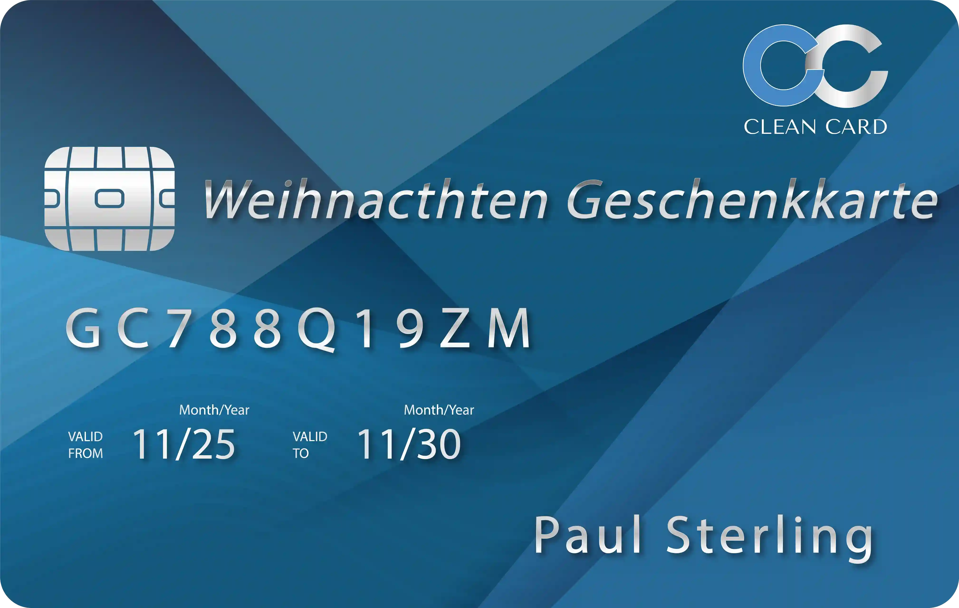 Weihnachts-Geschenkkarte Premium